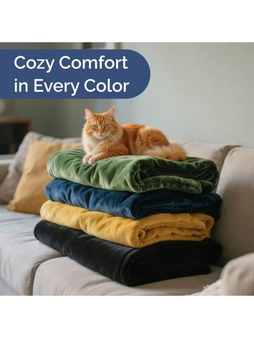 Cozy Ultra Soft Twin Fleece Blanket - Lightweight, Warm & Breathable for All